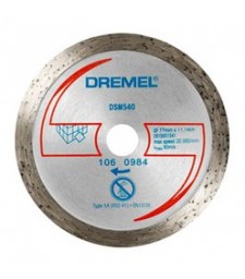 DISQUE À TRONÇONNER DIAMANTÉ POUR FAÏENCE, POUR DREMEL DSM20 (DSM540)